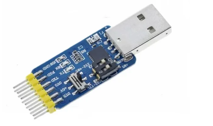 6-in-1 Multi-function Serial Module, USB to UART/TTL/485/232 Mutual Conversion, CP2102 Chip, 3.3V/5V Compatible, Minimum Order: