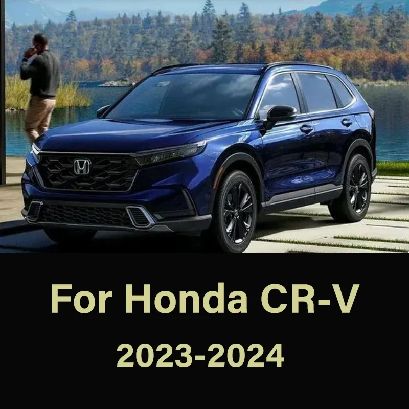 พรมปูพื้นรถยนต์คุณภาพสูงสำหรับฮอนด้า CRV CR-V ไฮบริด2023-2024อุปกรณ์ตกแต่งภายในแฟชั่นพรมแต่งรถแบบกำหนดเอง