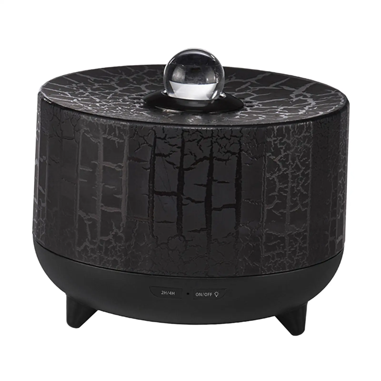 Flame Ball Effect Humidifier Essential Oil Diffuser US 110V Plug Quiet Multipurpose with Atmosphere Light for Doing Yoga Durable