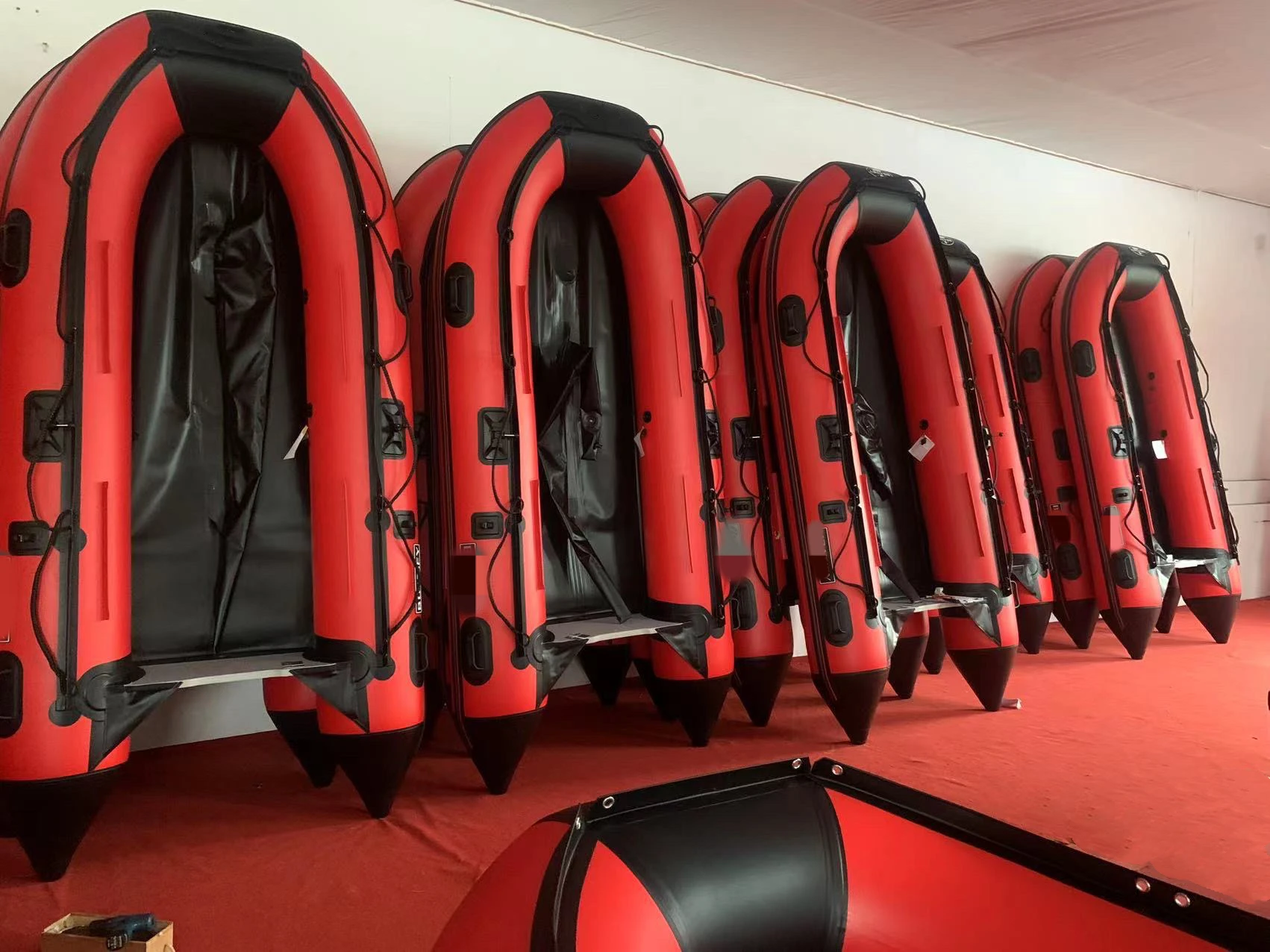 대형 고강도 PVC 보트 ASM-320 8인승 파워 타입 1.2mm 알루미늄 두께 호수용