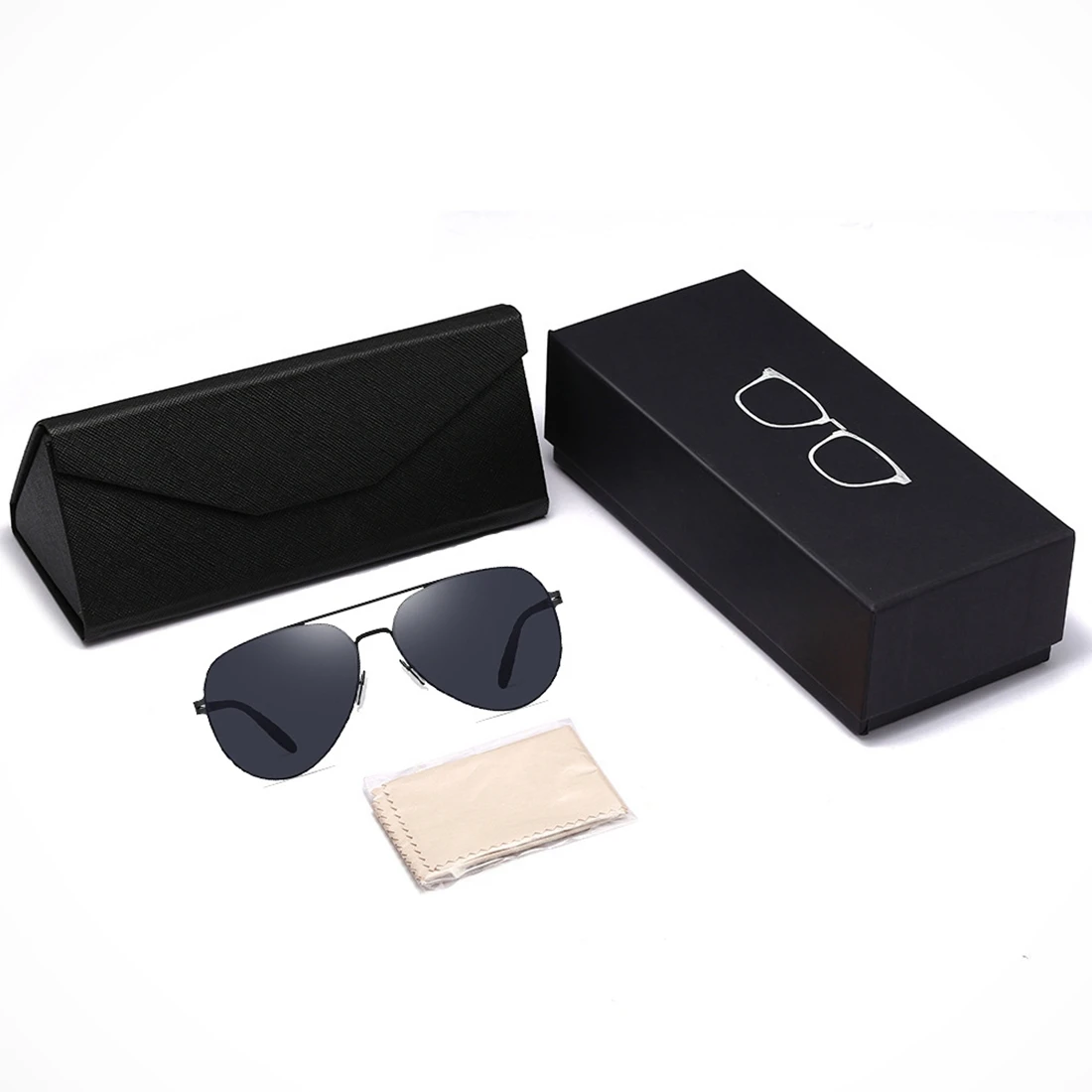 Sunglasses Polarized Brand Eyewear Male Driving Design Anti-glare Glasses With Case Anti-UV Ray Fashion Trend Men UV400