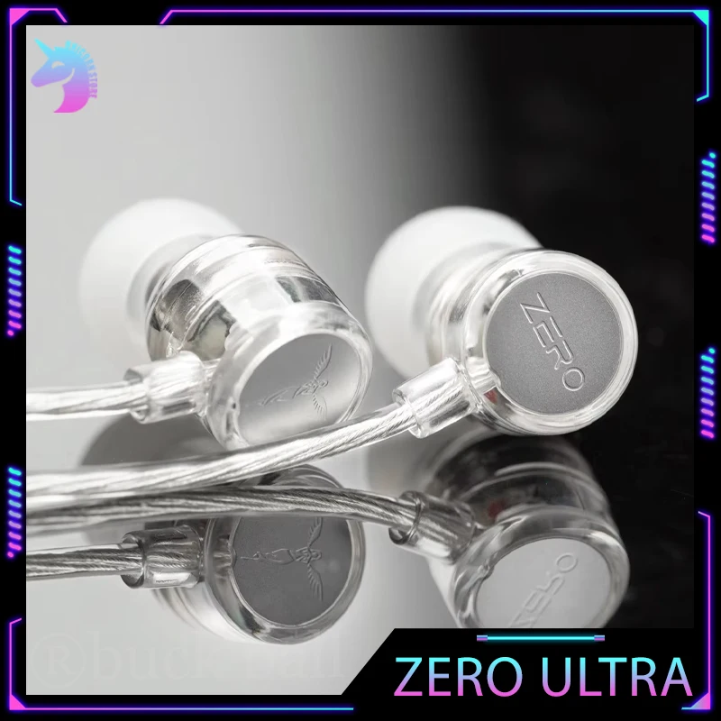 ZERO ULTRA In Ear Wired Hifi Earphone 3.5mm TYPE C Dual Rear Dynamic Channel Single DMT 4 Ultra Custom Gaming Earphone Gifts