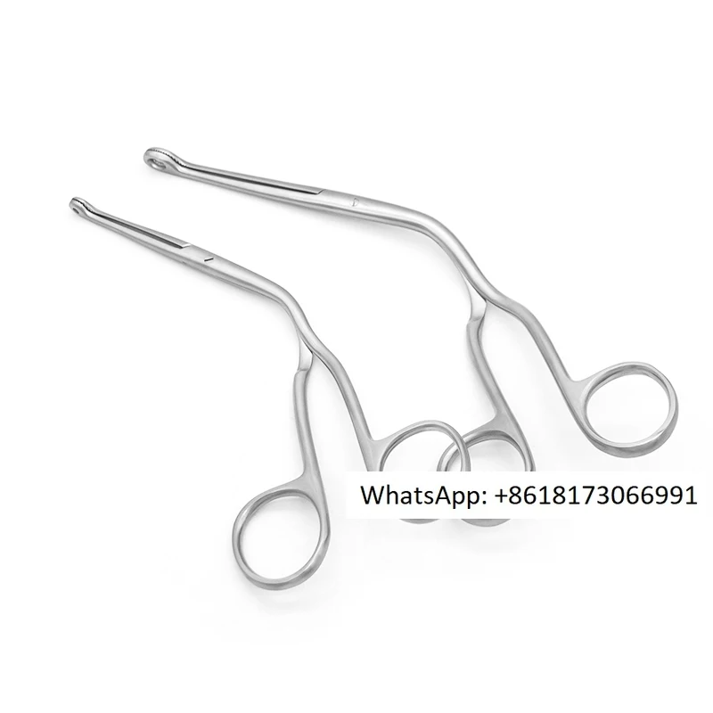 

Ларингеальные хирургические инструменты, рыбья кость, рыбья кость, плоскогубцы для горла, плоскогубцы для иностранного тела в горле