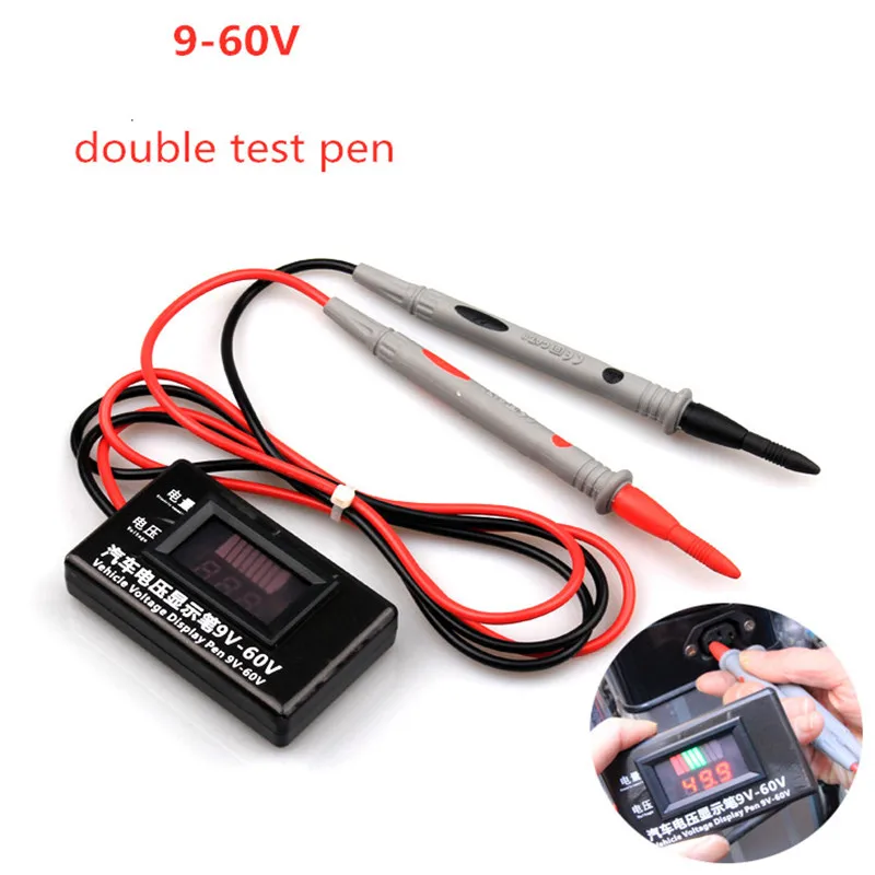 

Free ship! 9-60V Automotive LCD Digital Circuit Tester Voltage Meter Pen Car Truck Circuit Scanner Power Probe Diagnostic Tool