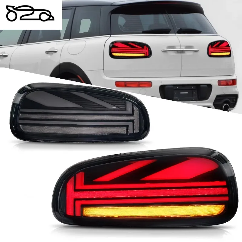 New LED rear taillight assembly, plug and play start sequence brake light for Mini F54 Clubman 2015-2020, classic car taillight