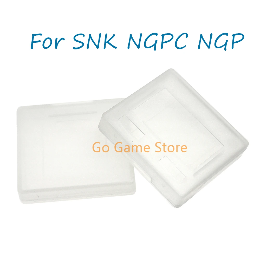 50pcs For SNK NEO GEO Pocket Color Clear Plastic Game Card Case Cartridge Protective Shell Storage Box For NGPC NGP