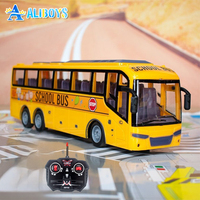 1/30 RC Bus Remote Control School Car with Light Travel  Bus Model 2.4G Electric Truck Vehicle Toy Kid Christmas Birthday Gift