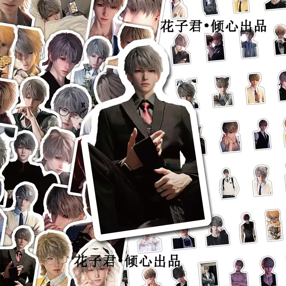 130 "Shen Xinghui" 스티커, "Love and DeepSpace" 높은 등장 수준의 주인공 장식 노트 문구 스티커 diy