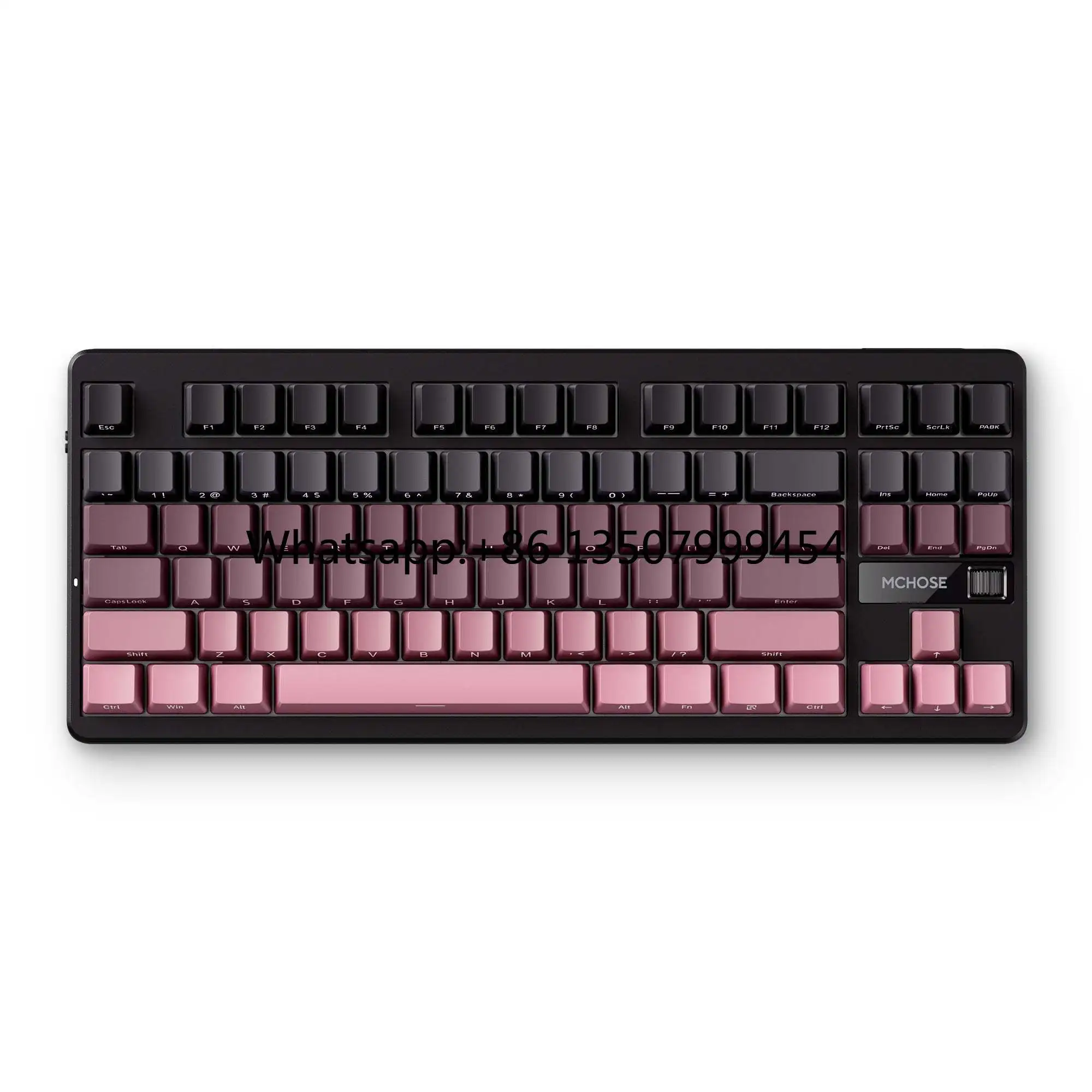 

G87 2025 Best Selling DIY RGB Backlit 87-Key Mini Wireless Gaming Keyboard for Desktop Customizable