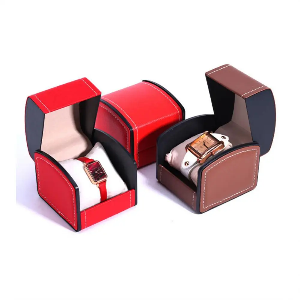 Bracelet Packaging Holder Gift Jewellery Display Box High Quality Luxury Ring Earring Holder Pu Jewelry Case Watch Organizers