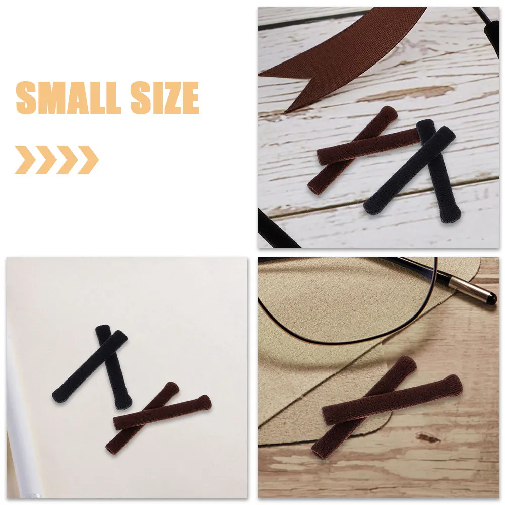 

Anti-Slip Eyeglasses Leg Sleeves Comfortable Ear Cushions Elastic Glasses Temple Tips Non-Skid Ear Hooks For Sunglasses