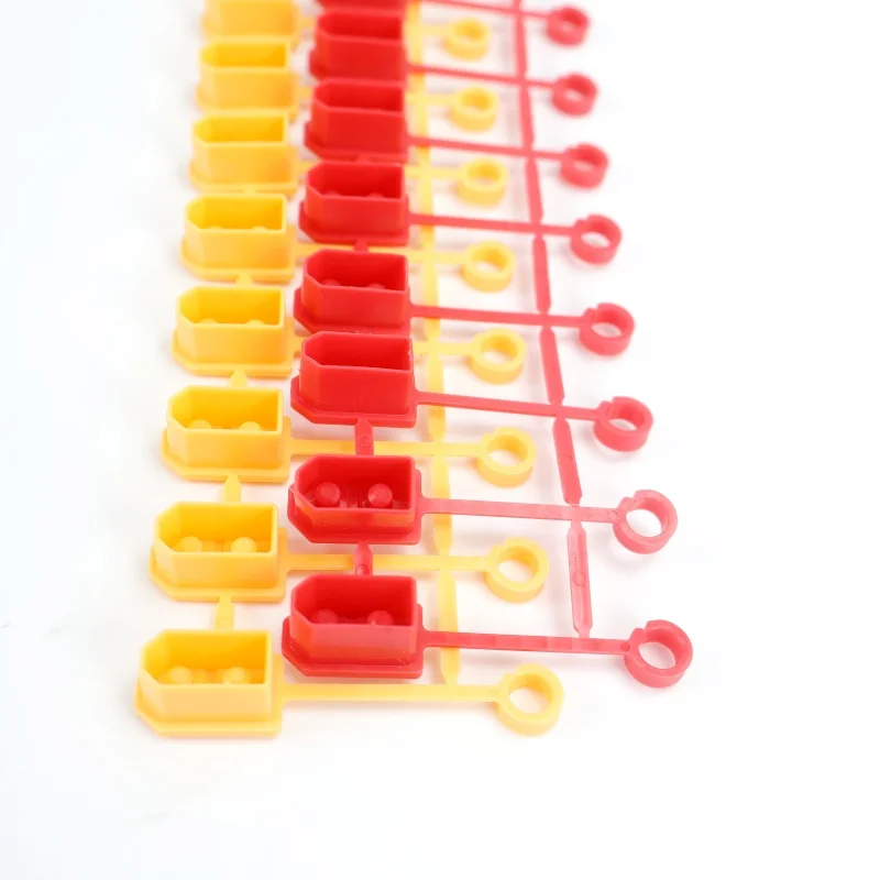 10 قطعة/الوحدة أحمر أصفر XT60 التوصيل المطاط محطة معزول الغطاء الواقي قبعات مناسبة ل Rc يبو بطارية الغبار واقية قبعات