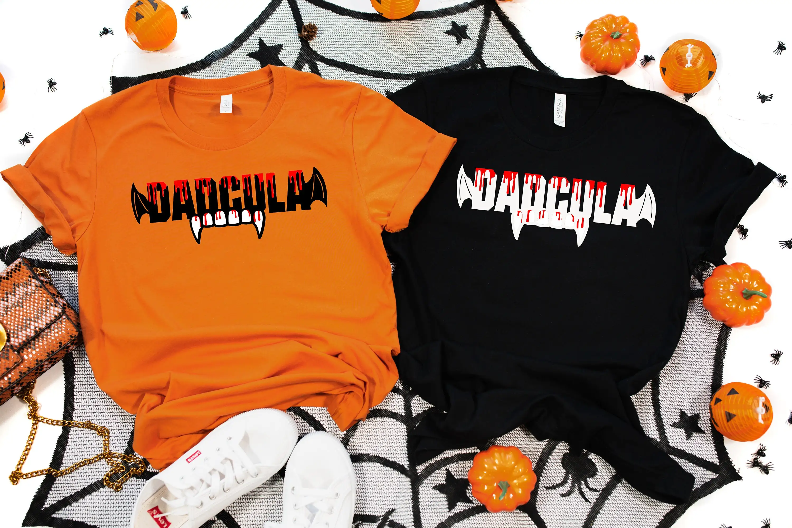 Dadcula T Shirt Dad Halloween Vampire Happy Trick or TreaT Dracula For