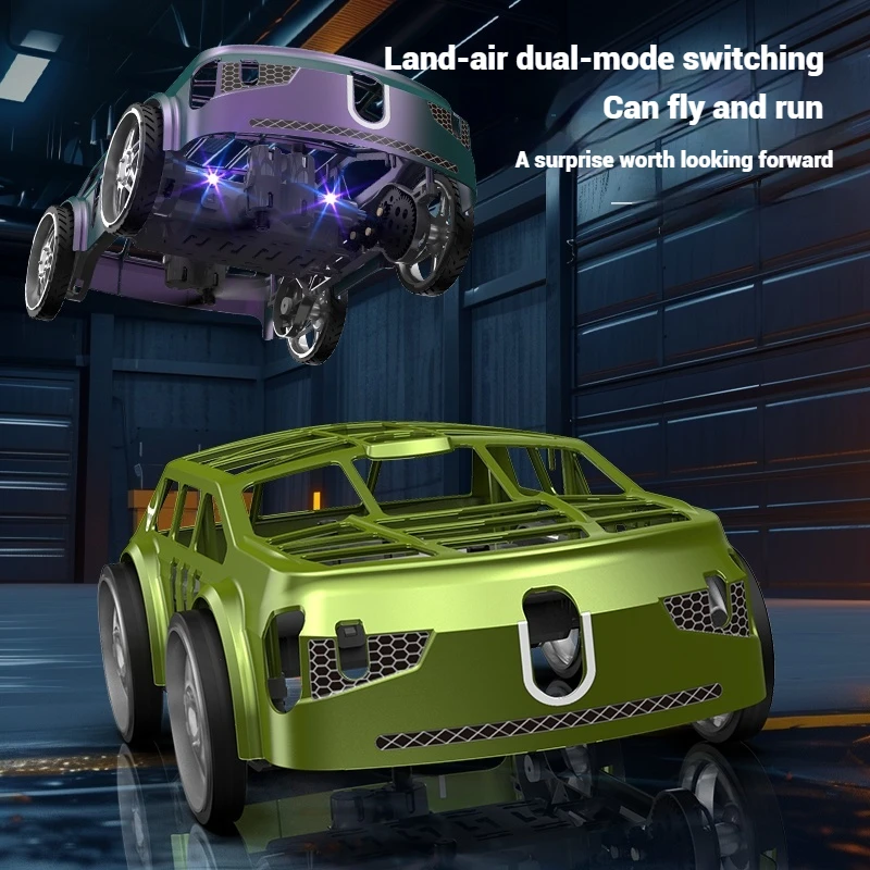 التكنولوجيا السوداء المتقدمة الجديدة سيارة التحكم عن بعد الأرض والهواء الوضع المزدوج اثنين في واحد يمكن الطيران سيارة هدية عيد ميلاد لعبة الأطفال
