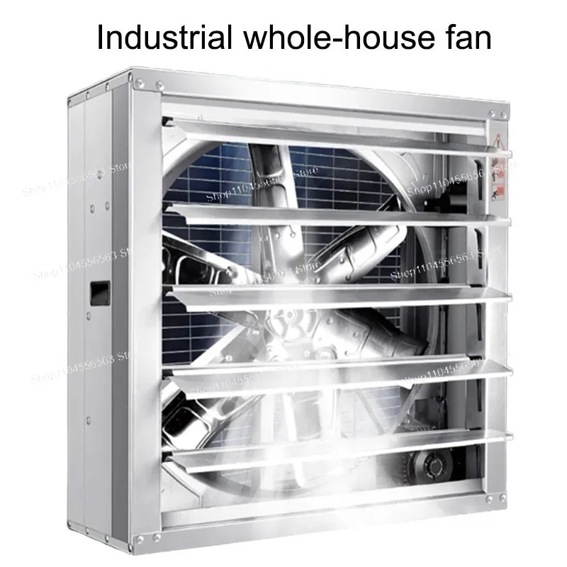 600600mm Industrial Ventilator Exhaust Fan - Large Air Volume Negative Pressure Air Extractor for Factory/Warehouse