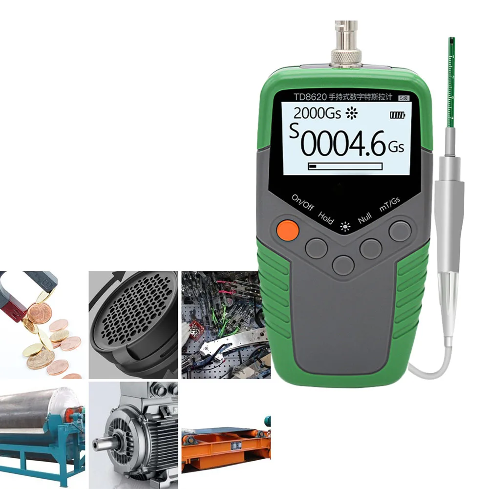 Handheld For Meter TD86For 20 for Permanent Magnet Testing with 1% For 2% or 5% Accuracy Options and mT/G Unit Switching