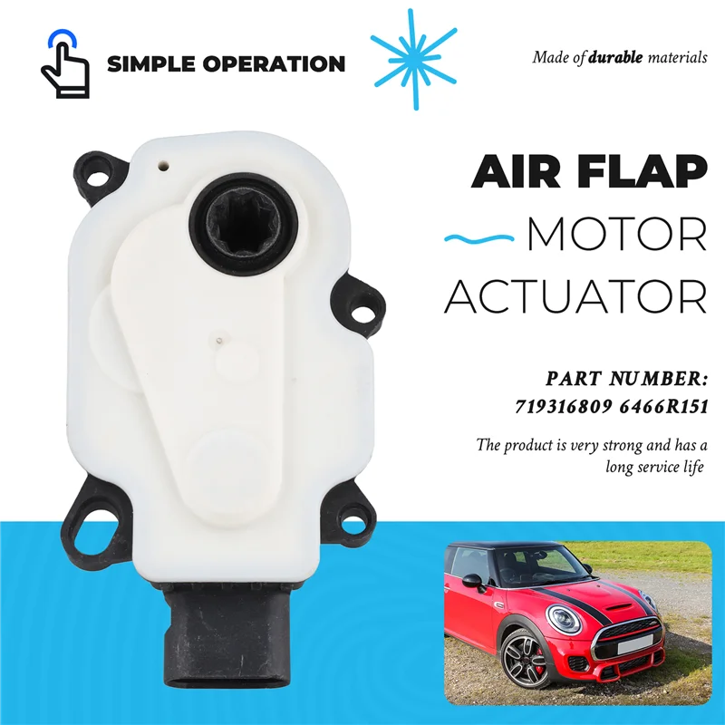 

A80X-For BMW MINI F10 F11 F60 Air Flap Motor Actuator 719316809 6466R151 Shutter Grille Air Actuator Motor