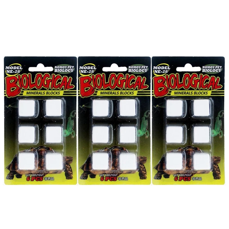 9Pieces for Turtle Blocks Cube Mineral Blocks Slow Release for Pet Turtl