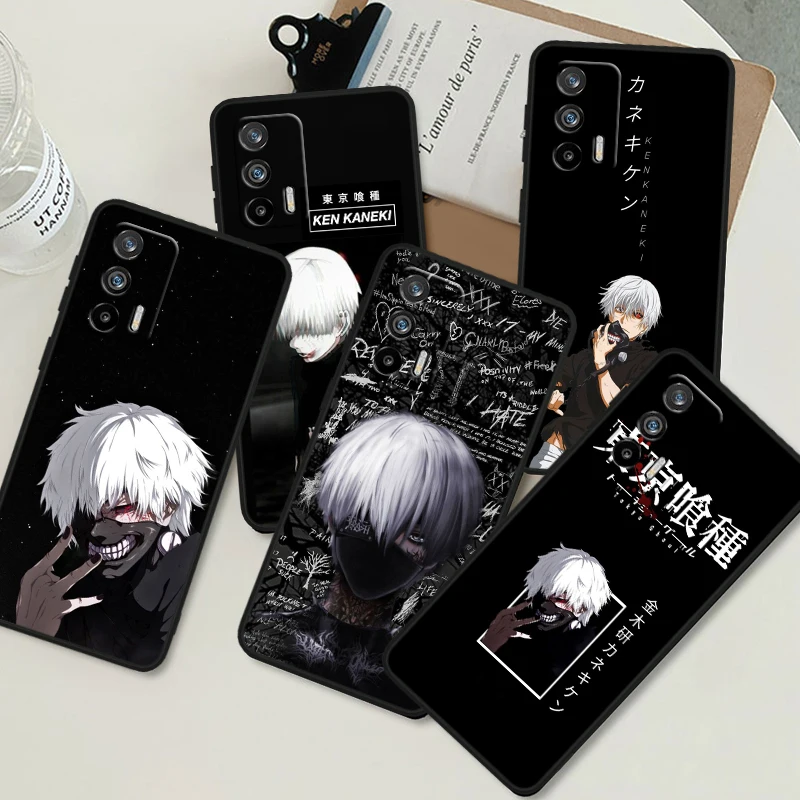 Anime T-tokyo G-ghoul Cool For OPPO Realme GT Neo 10 9i 8i 7i 6s 5 Narzo 50i 50A 240W Pro Plus Black Soft Phone Case