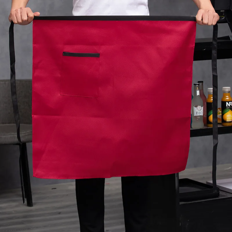 Hotel Professional Kitchen Apron Restaurant Chef Aprons Catering Services Cooking Apron Coffee Shop Women Waiter Splicing Apron