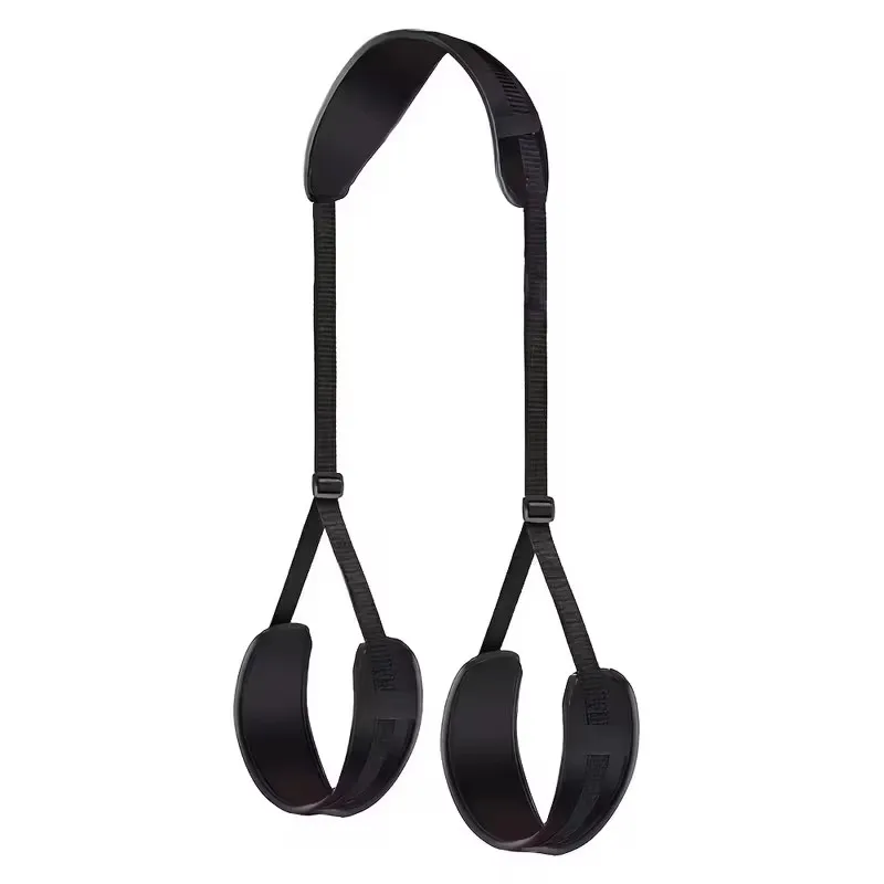 Adjustable SM Props: Sexy Leg Bands for Couples - Solid Color, Hand-Washable, No Chest Pad, Adult Novelty