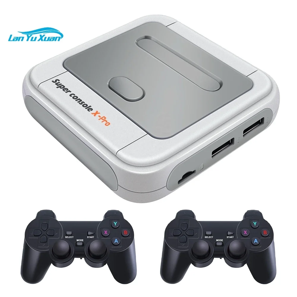 Best Selling Super Console X Pro 256GB 2.4G Wireless Gamepad 4K VideoGame  for PSP PS1 N64 MD Build in 50000 Games