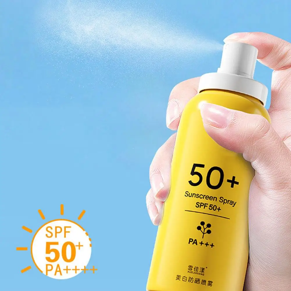 UVA/UVB Sun Protection - Sunscreen Spray SPF 50+, Water Resistant Fast Absorbing Sunscreen Body Spray Mist For Face & Body