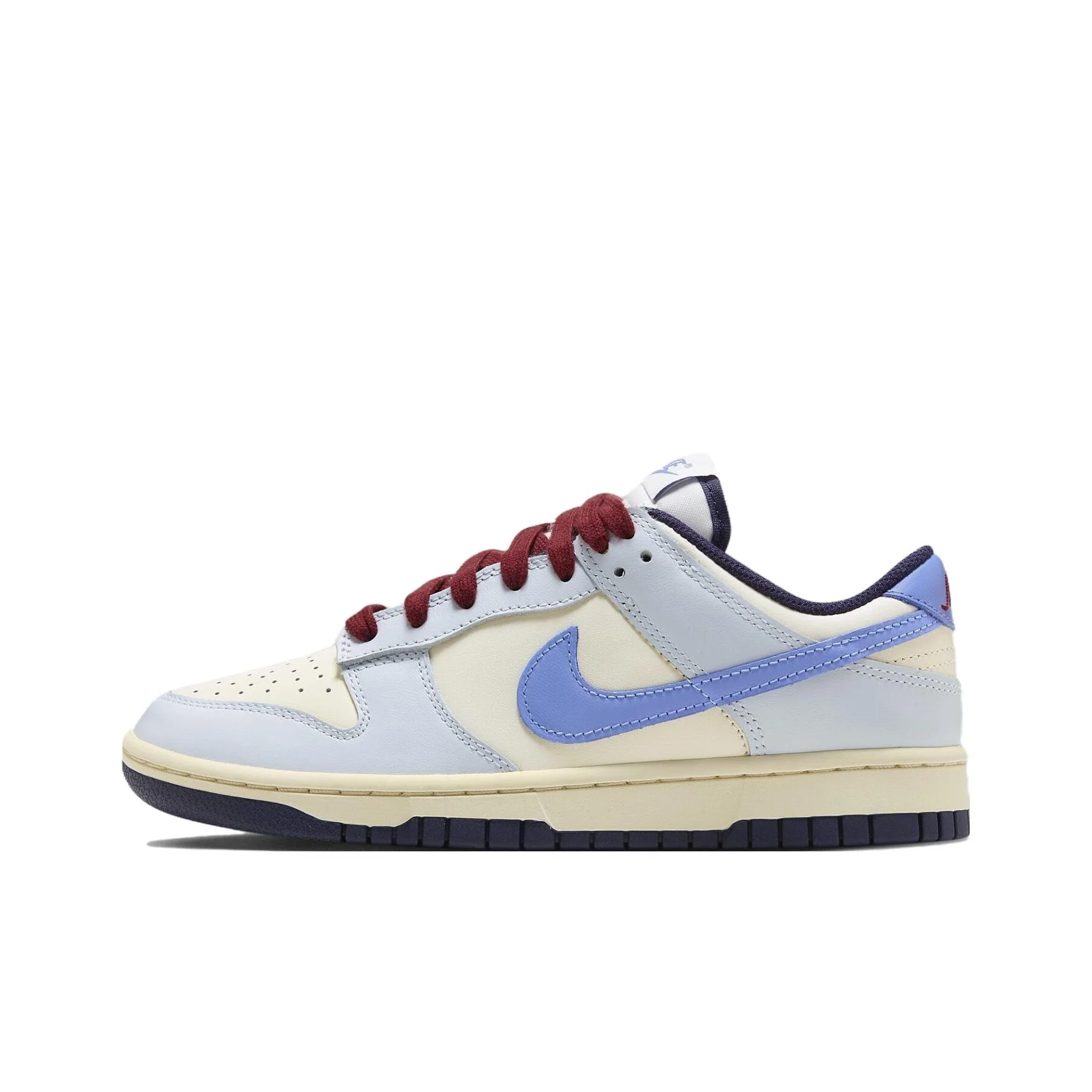 Zapatillas Nike Dunk Skateboard para Mujer, Corte Bajo, Blanco Náutico/Leche de Coco/Azul Púrpura/Azul Polar FV8113-141