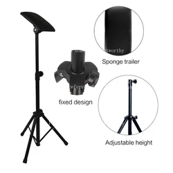 Iron Tattoos Arm Leg Rest Stand Portable Fully Adjustable Chair For Tattoos Studio Work Supply Bed Stool 77-127cm