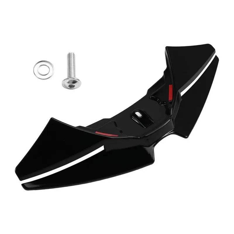 

A54K-Wind Wing Aerodynamic Front Downforce Spoiler Lower Lip Fairing Winglets For MT-07 MT07 2025+ Motorcycle Black