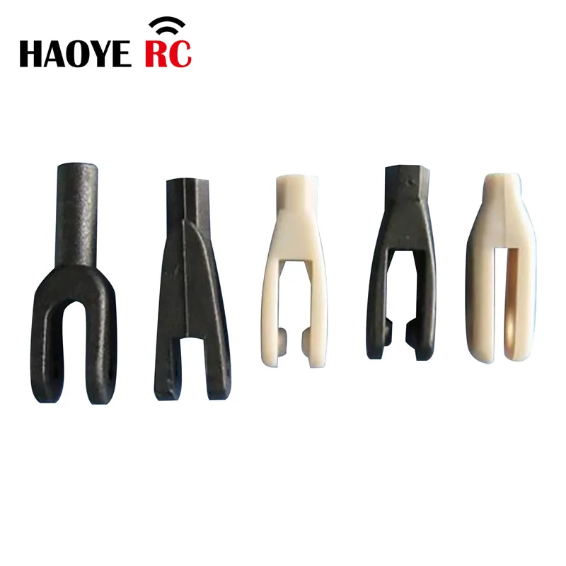 Haoye 10 Pcs M2/M2.5/M3 Nylon Clevis/U Clevis /Push Rod Clevis For RC Airplanes Parts Electric Planes Foam Model Accessories