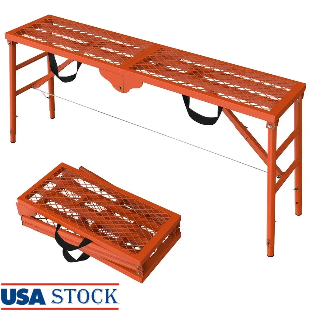 Plate-forme de travail pliante réglable, échafaudage portable, non ald durable, recommandé