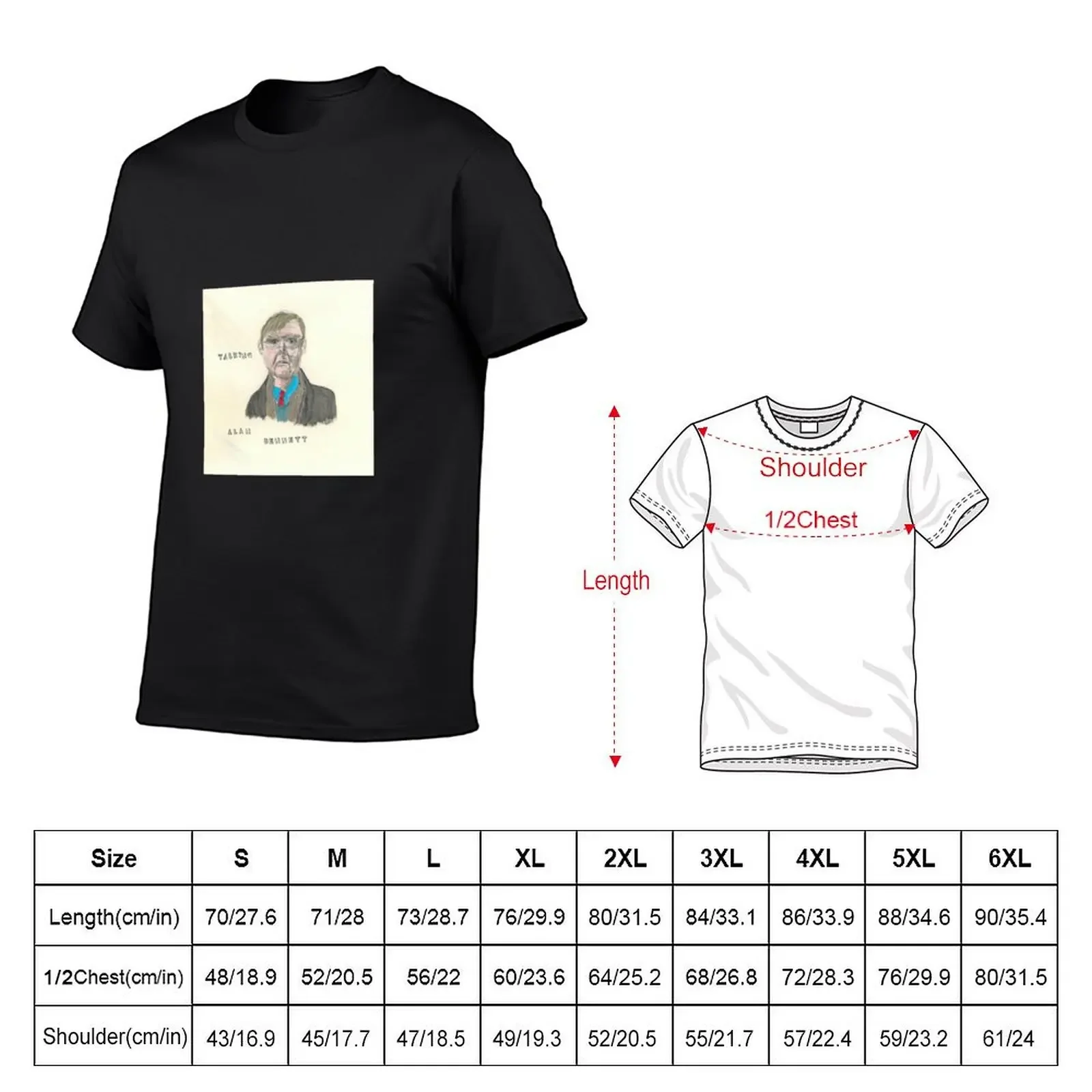 Alan Bennett - Bob Art Models T-Shirt oversized t shirt graphic tee shirt shirts graphic custom shirt Short sleeve tee men