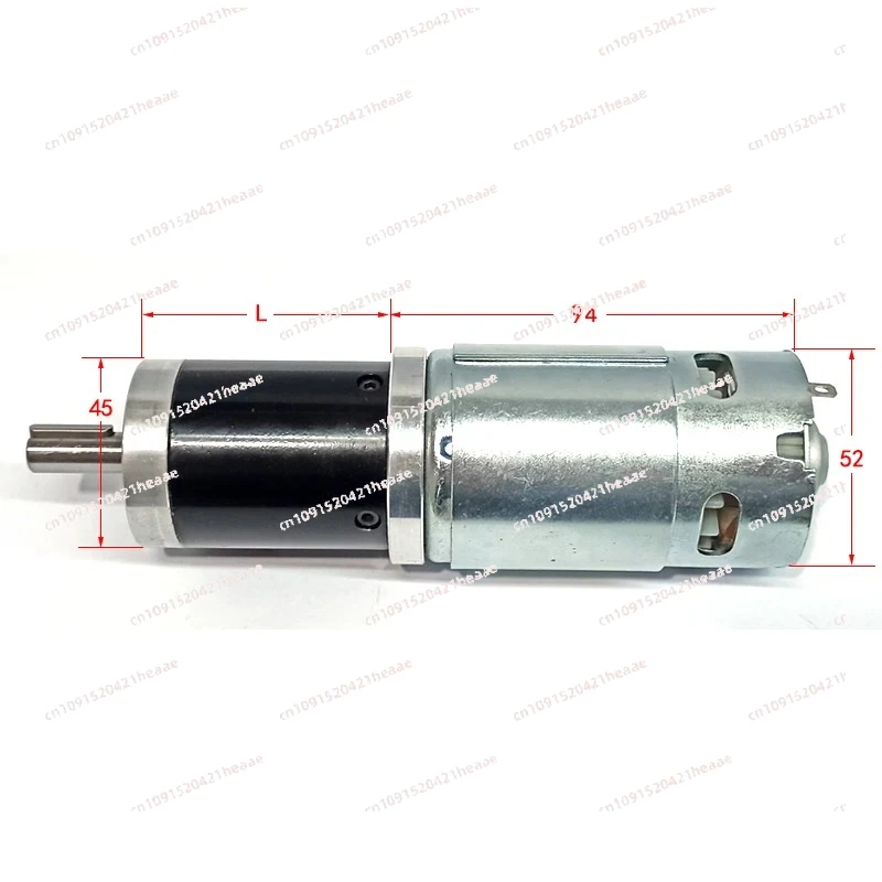 Suitable for 997DC planetary gear reducer motor 24V12 low-speed high-torque forward and reverse adjustable central axis