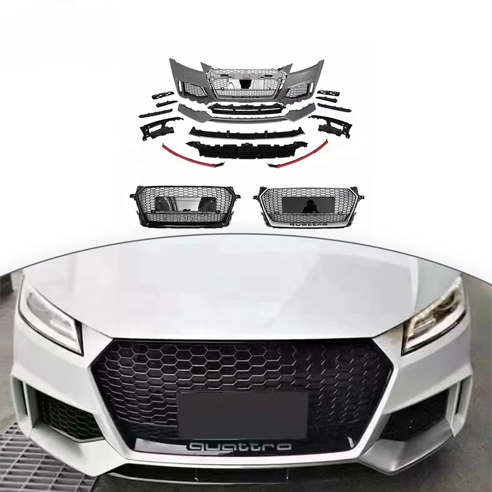 front Bumper and Grille for Audi TTRS 15-18 year 1-1 car accessories auto tuning part car body kit