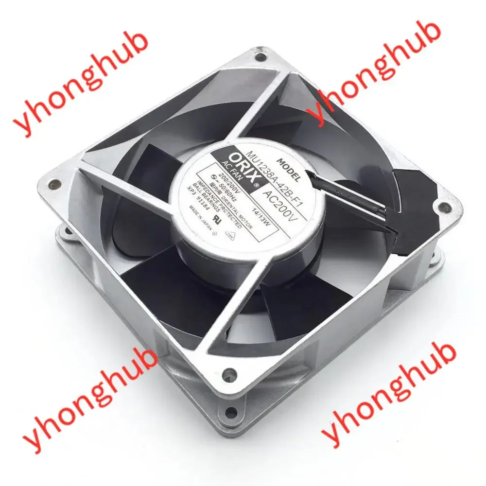 ORIX MU1238A-42B-F1  200V 14W 120x120x38mm Server Cooling Fan