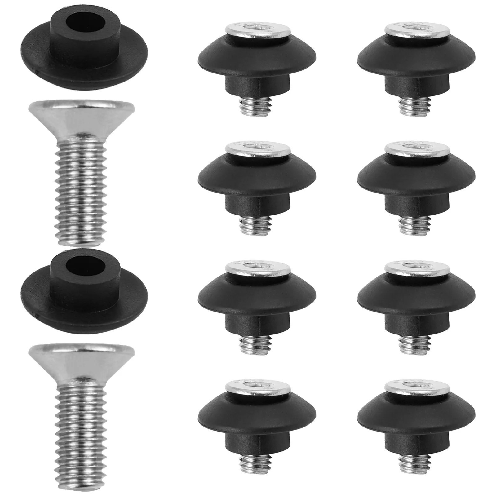 10Sets Kayak Elastic Rope Buckle Premium Nylon Buckle for Kayak Boat Canoe Accessories Strong Reliable Cord Hook Easy