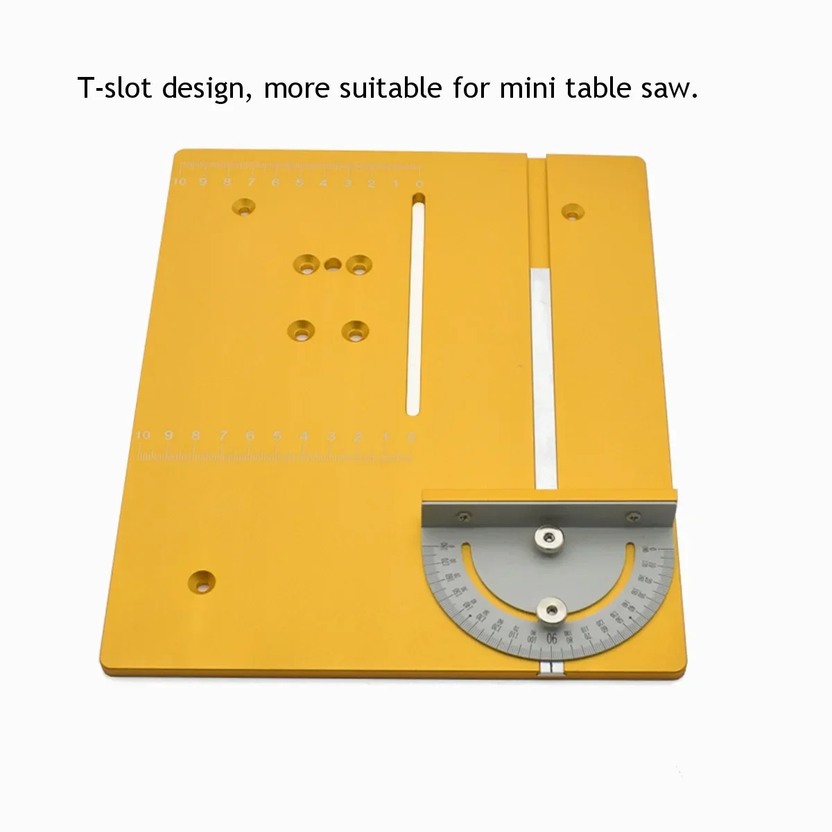 DIY Woodworking Machines Mini Table Saw Circular Saw Table Miter Gauge T-Style Angle Ruler With 180mm Handle