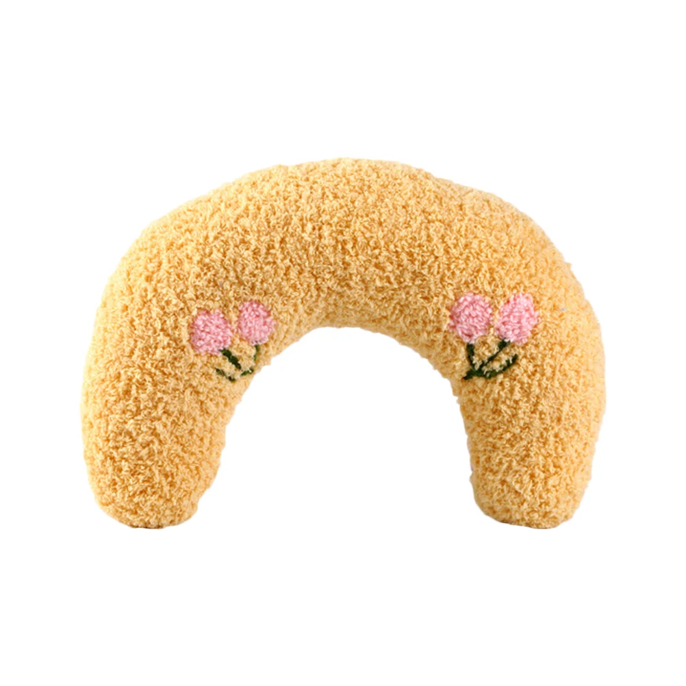 

Indoor Animal U-shaped Pillow Child Pet Beds for Dogs Polyester Cervical Calming