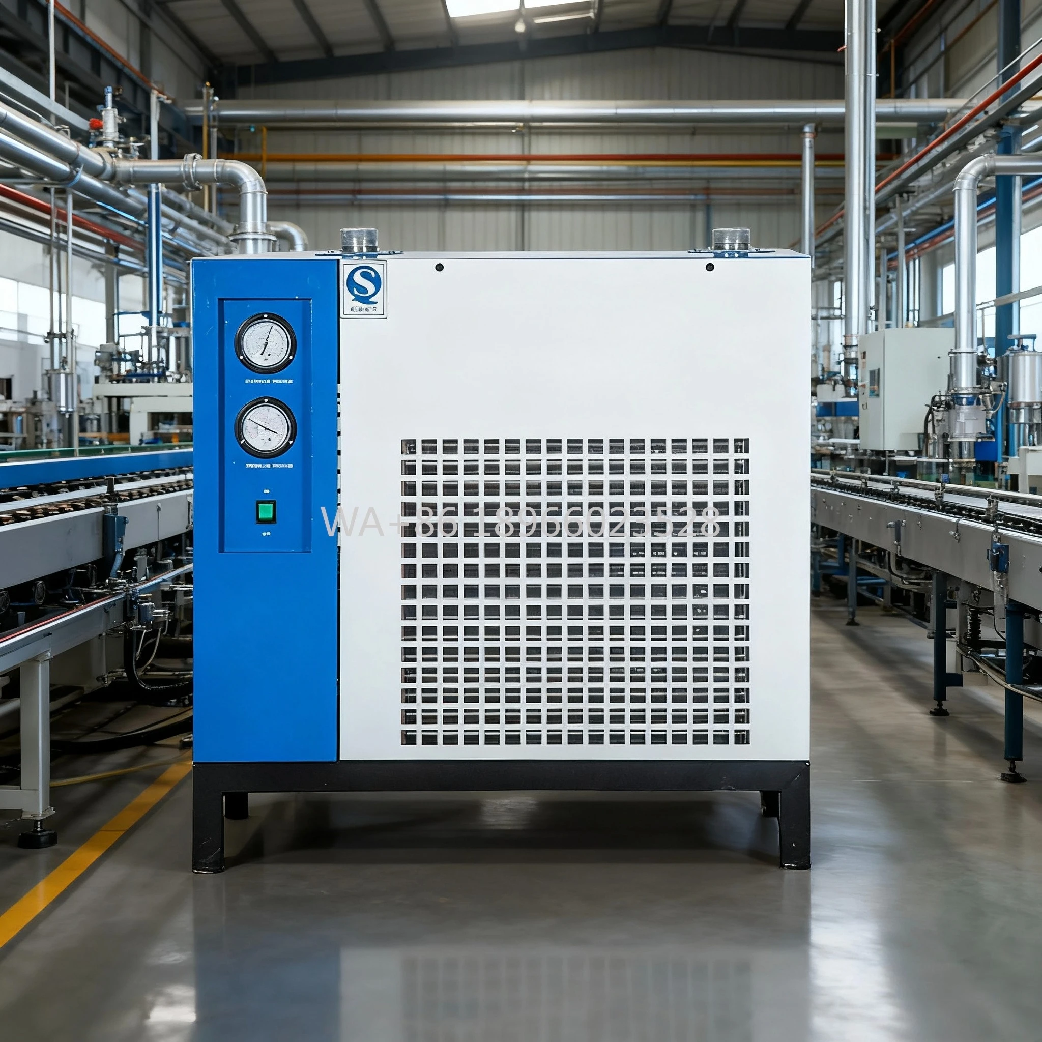 

Dryer Used in Conjunction with a 37kW air Compressor50 AC- 37 KW Refrigerant air Dryer / Freeze Dryer High-temperature air