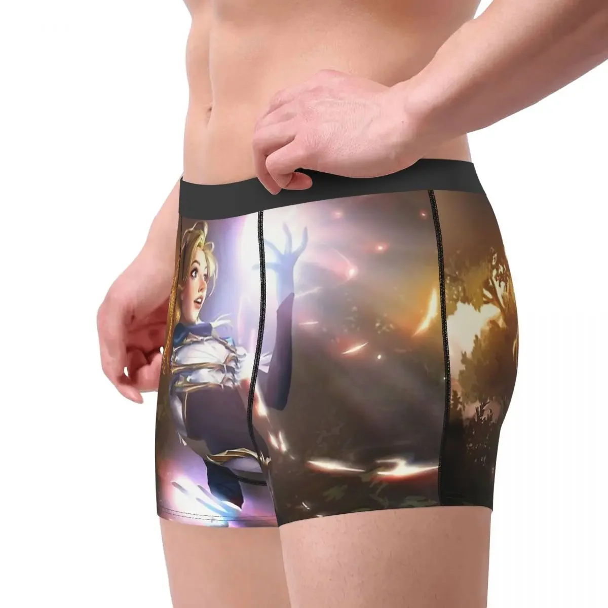 Multiplayer Online Battle Arena Game Lux Underpants Breathbale Panties Male Underwear Print Shorts Boxer Brief