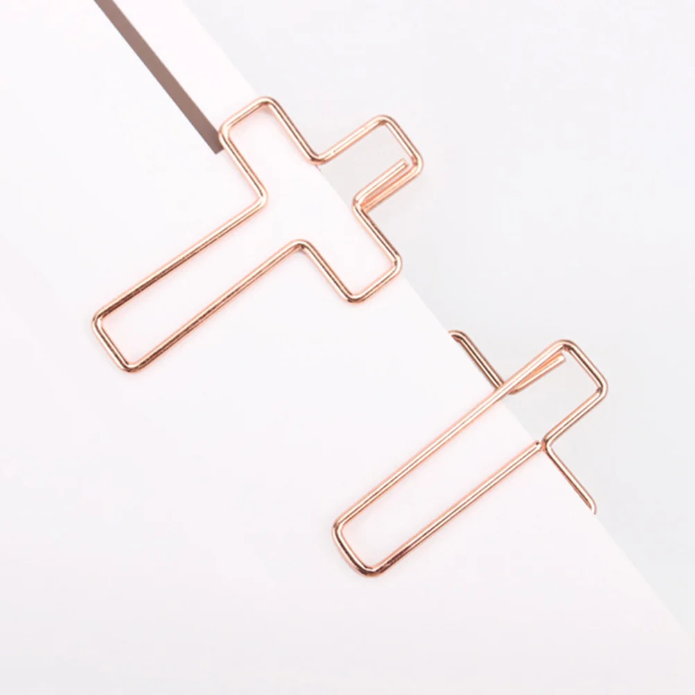 10 قطعة مقاطع الورق المتقاطعة مشابك الحروف المعدنية اللوازم المكتبية الملونة للمجلدات الكتب التقويمات دبابيس ورق كبيرة #2