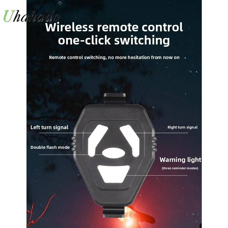 دراجة بدوره إشارة USB شحن دراجة الذيل ضوء LED اللاسلكية التحكم عن بعد بدوره إشارة تحذير ضوء معدات ركوب الخيل