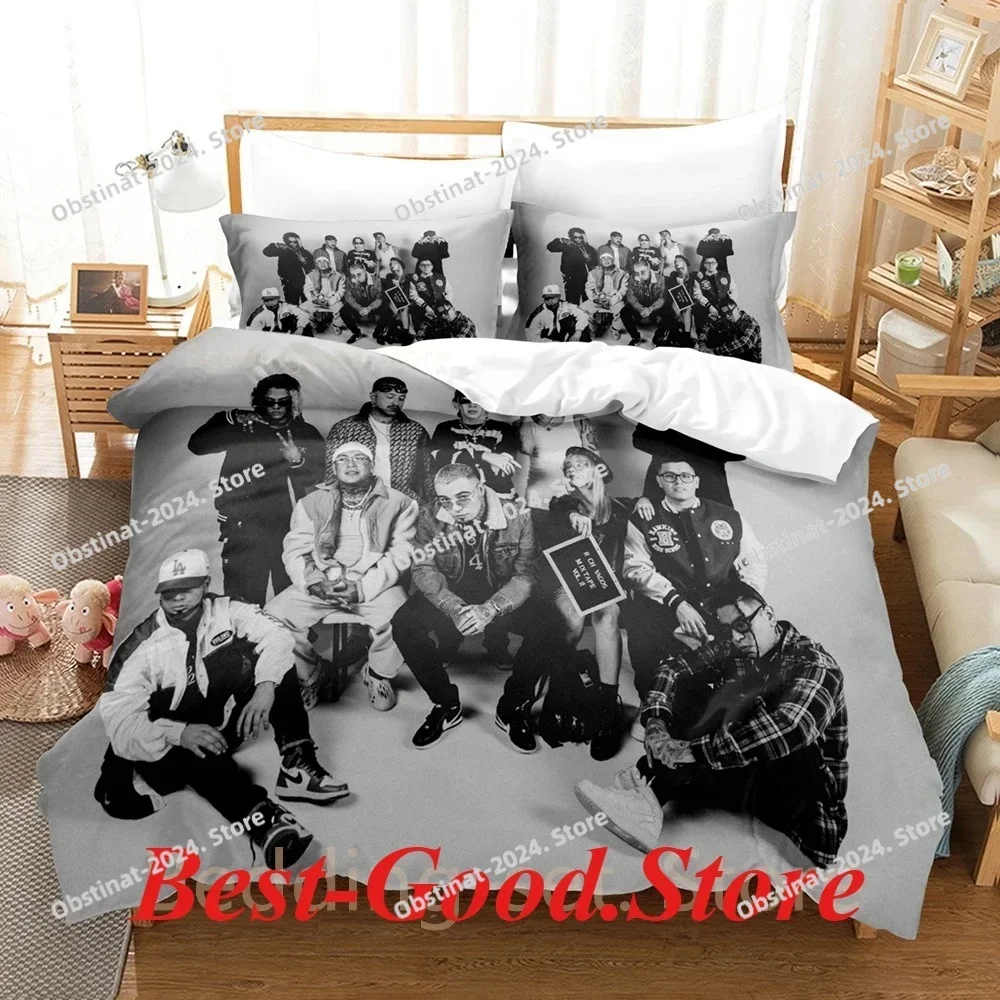 Rich Vagos Bedding Set Printed single Comforter Quilt Bed Cover Duvet Cover Pillow Case 3 Pieces Set Kids Adult Size Anime Sheet
