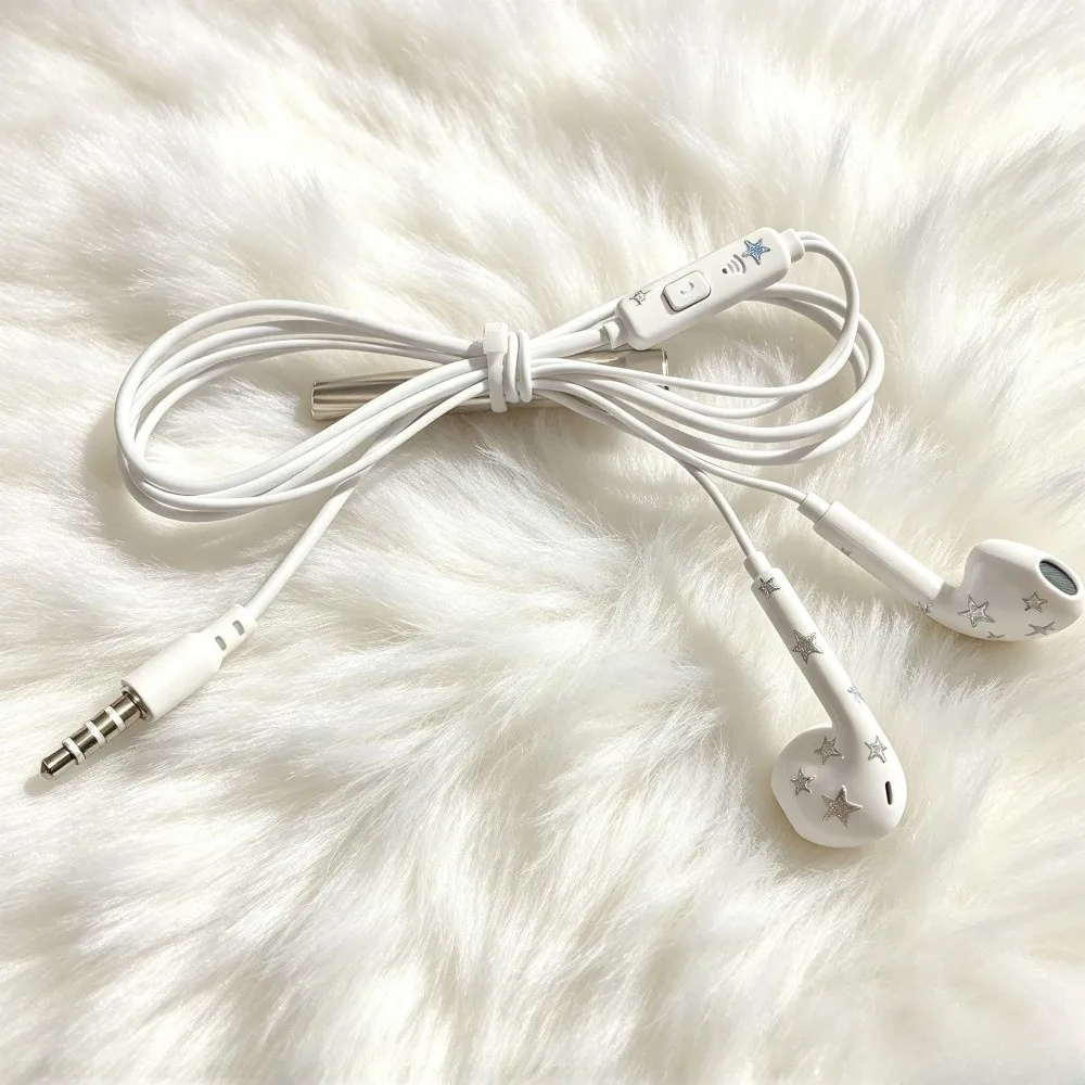 Aesthetic Wire Bow Headphone Bow Hair Clips Unique Upcycled Earphone Hair Pins Cute Y2K Earphone Hair Clip Girls Gifts
