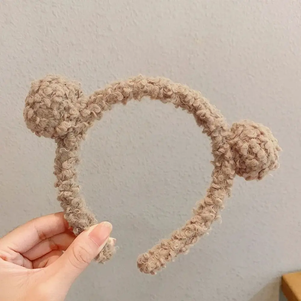 Fashion Girls Cute Bear Ears Plush Hair Hoops for Girls Kids Lovely Hairbands Headband Children Winter Fashion Hair Accessories