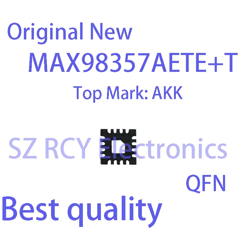 (5-10 PCS)NEW MAX98357AETE+T MAX98357AETE MAX98357A TOP MARK AKK QFN IC Chip electronic