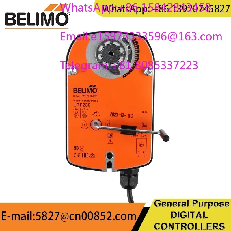 LRF230  Ball Valve Actuator 4Nm AC 100...240V Rotary actuator with fail-safe for ball valves