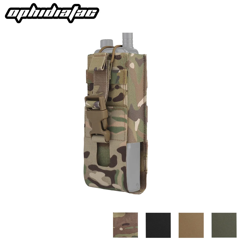 OPHIDIATAC  Lightweight Universal Radio Pouch Radio Walkie Talkie Pouch MPU5 PRC163 152 148 Molle Pouches Interphone Bag for Hun