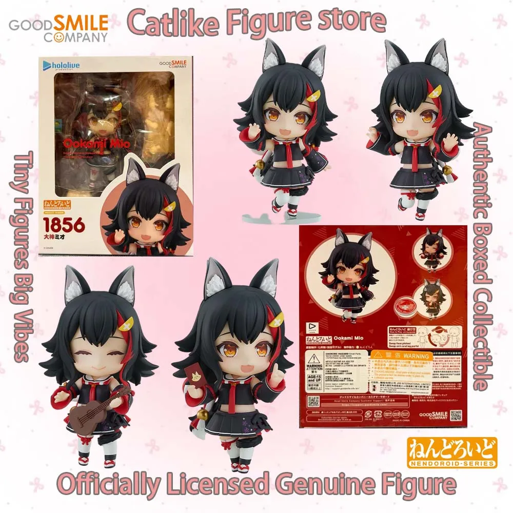 Brand New Genuine In Stock Good Smile Nendoroid Hololive Okami Mio Figure Anime Action Model Toy